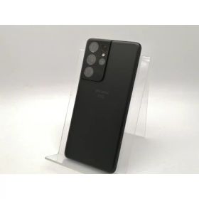 【中古】SAMSUNG docomo 【SIMロック解除済み】 Galaxy S21 Ultra 5G ファントムブラック 12GB 256GB SC-52B【大須2】保証期間1ヶ月【ランクC】