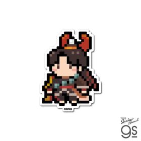 トワと神樹の祈り子たち ピクセルアートステッカー レッカ ゲーム ドット コレクション ファンタジー スマホ キャラクター gs 公式グッズ TWA013