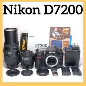 スポーツ観戦に✨Nikon D7200✨ダブルレンズ✨高画質&高性能✨豪華セット