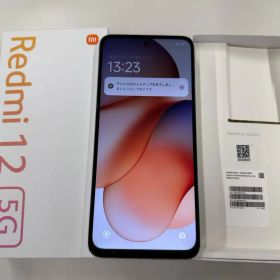 SIMフリー Xiaomi Redmi 12 5G XIG03 128GB ポーラーシルバー 管理番号A031301