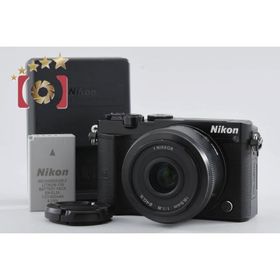 【中古】Nikon ニコン 1 J5 ブラック + 1 NIKKOR 18.5mm f/1.8