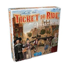 ボードゲーム 英語 アメリカ DO7263v2 Asmodee Ticket to Ride Amsterdam Board Game - Train Route-Buil