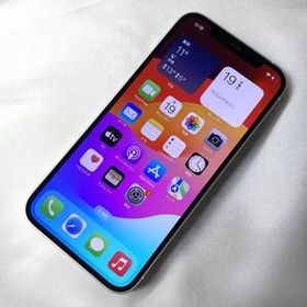 【中古美品】SIMフリー iPhone 12 64GB ホワイト MGHP3J/A ≪UQmobile版(SIMロック解除済) 判定〇≫