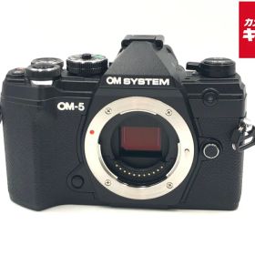 【中古】 【美品】 OM SYSTEM OM-5 ボディ ブラック 【ミラーレス一眼】 【6ヶ月保証】