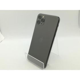 【中古】Apple SoftBank 【SIMロック解除済み】 iPhone 11 Pro Max 64GB スペースグレイ MWHD2J/A【OSU301】保証期間１ヶ月【ランクB】