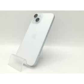 【中古】Apple SoftBank 【SIMフリー】 iPhone 15 256GB ブルー MTMR3J/A【福岡天神】保証期間１ヶ月【ランクB】