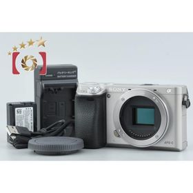 【中古】SONY ソニー α6000 ILCE-6000 シルバー ミラーレス一眼カメラ 多言語対応