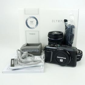 OLYMPUS オリンパス E-PL10 OLYMPUS PEN オリンパスペン ミラーレス一眼カメラ ブラック 黒 Wi-Fi/Bluetooth内蔵 ホビー コレクション 撮影 【中古】