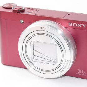 【中古】【外観特上級】SONY デジタルカメラ DSC-WX500 レッド Cyber-shot
