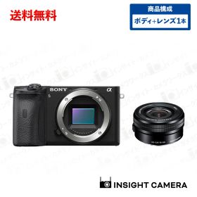 ソニー α6600 ILCE-6600 ボディ ブラック + 標準ズームレンズセット E PZ 16-50mm F3.5-5.6 OSS SELP1650 ブラック SONY（出荷後転送不可）