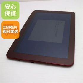 【中古】 超美品 KYT33 Qua tab QZ10 ボルドー タブレット 本体 白ロム 中古 土日祝発送OK