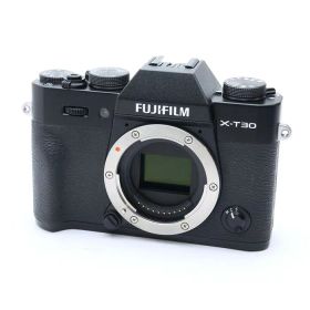 【中古】 《美品》 FUJIFILM X-T30 ボディ ブラック 【上カバー部品交換/各部点検済】 [ デジタルカメラ ]