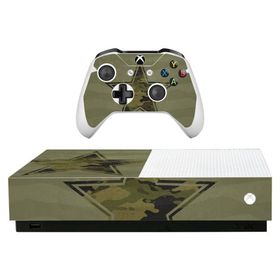 MightySkins Skin for Microsoft Xbox One S All-Digital Edition - Army Star | 保護性、耐久性、ユニークなビニールデカールラップカバー | 簡単に貼り付け、