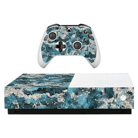 MightySkins Skin for Microsoft Xbox One S All-Digital Edition - Rift | Protective, Durable, and Unique Vinyl Decal wrap Cover | Easy to Apply, Remove,