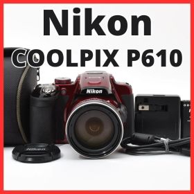 C07[7384]15★極美品★ ニコン Nikon COOLPIX P610 レッド
