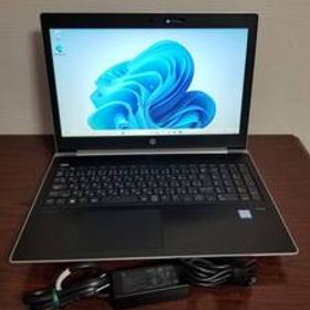 039 美品 HP ProBook 450 G5 Core i5 第8世代 (8250U)◆メモリ8GB◆SSD256GB◆15.6インチ HD 動作品 Win11 PC Office2021 laptop