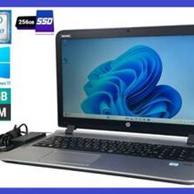 ★第6世代 i7 搭載 HP Probook 450 G3 Core i7- 6500U /メモリ16GB/ SSD256 GB /1920x1080 /Windows 11 Pro・30日間返品保証