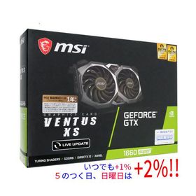 【中古】MSI製グラボ GeForce GTX 1660 SUPER VENTUS XS PCIExp 6GB 元箱あり