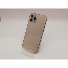 【中古】Apple au 【SIMロック解除済み】 iPhone 12 Pro 128GB ゴールド MGM73J/A【DS秋葉】保証期間１ヶ月【ランクC】