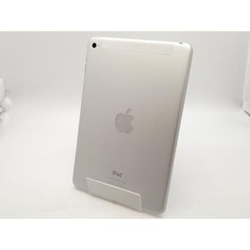 【中古】Apple au 【SIMロック解除済み】 iPad mini4（2015） 128GB シルバー MK772J/A【大須2】保証期間１ヶ月【ランクC】