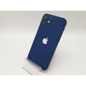 【中古】Apple ymobile 【SIMロック解除済み】 iPhone 12 mini 64GB ブルー MGAP3J/A【アリオ倉敷】保証期間1ヶ月【ランクC】