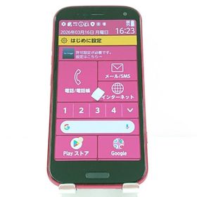 らくらくスマートフォン F-52B ドコモ ピンク 送料無料 即決 本体 c18121