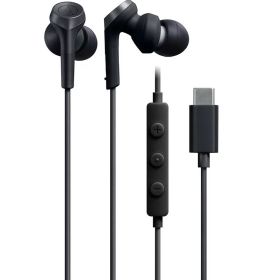 オーディオテクニカ ATH-CKS330C BK イヤホン 有線 1.2m マイク付き USB Type-C 重低音 カナル型 ブラック Audio Technica(オーディオテクニカ)