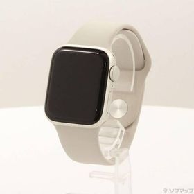 〔中古〕Apple(アップル) Apple Watch SE 第2世代 GPS 40mm スターライトアルミニウムケース スターライトスポーツバンド〔348-ud〕
