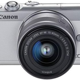 【中古】【アウトレット品】 Canon ミラーレス一眼カメラ EOS M100 EF-M15-45 IS STM レンズキット(ホワイト) EOSM100WH1545ISSTMLK