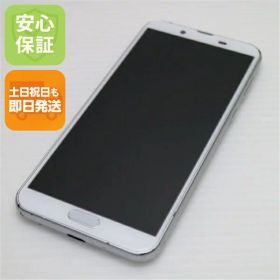 【中古】 美品 SH-M08 AQUOS sense2 ホワイトシルバー スマホ 本体 白ロム 中古 土日祝発送OK