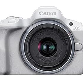 【中古】［非常に良い］Canon ミラーレス一眼カメラ EOS R50 標準ズームレンズキット(RF-S18-45) ホワイト/APS-C/約376g EOSR50WH-1845ISSTMLK