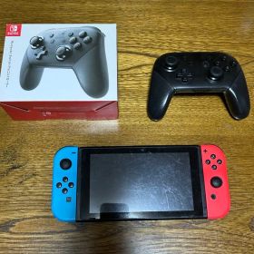 Nintendo Switch本体 Joy-Con プロコン付き 画面に縦線あり