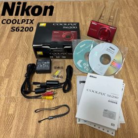 Nikon COOLPIX S6200 デジカメ コンデジ レッド