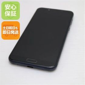 良品中古 SHV43 AQUOS sense2 ニュアンスブラック スマホ 本体 白ロム 中古 土日祝発送OK 05000