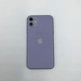 中古 【SIMロック解除済み】【docomo】 Apple iPhone11 128GB (パープル) MHDM3J/A 新パッケージ版 155695 状態： C:並品