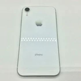 中古 【SIMロック解除済み】【SoftBank】 Apple iPhoneXR 128GB (ホワイト) MT0J2J/A 155359 状態： C:並品