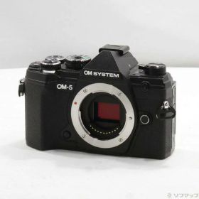 【中古】OM SYSTEM OM-5 ボディ ブラック 【344-ud】