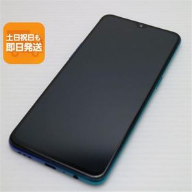 美品 OPPO Reno A 64GB ブルー スマホ 本体 白ロム 中古 あすつく 土日祝発送OK