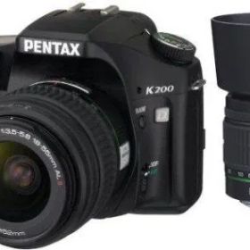 【中古】PENTAX デジタル一眼レフカメラ K200D ダブルズームキット