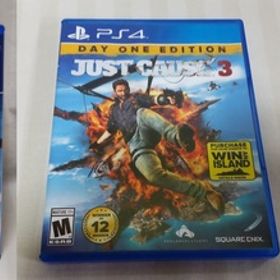 激レア！海外版 北米版 コード用紙２つ付き 送料無料！盤面美品！読込確認済●ジャストコーズ３ JUST CAUSE 3 DAY ONE EDITION