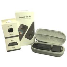 Insta360◆アクションカメラその他/ONE X2/レンズキャップ・バッテリー・ケース付き//