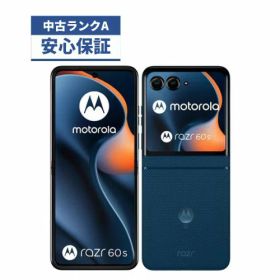 【中古】【美品】Motorola Razr 60s 256GB XT2553-6 ジブラルタルシーネイビー SIMロック解除済 Softbank 【安心30日保証】 本体 白ロム CCコネクト