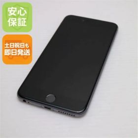 美品 au iPhone6 PLUS 64GB スペースグレイ 即日発送 スマホ Apple au 本体 白ロム 土日祝発送OK 05000