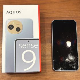 AQUOS sense 9 本体 画面ひび割れあり ジャンク品
