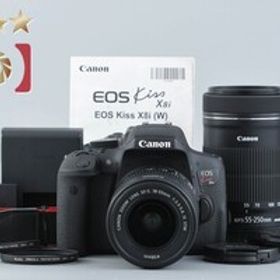 【中古】Canon キヤノン EOS Kiss X8i ダブルズームキット シャッター回数僅少