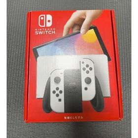 ニンテンドースイッチ(Nintendo Switch)の新品未使用 未開封 Nintendo Switch 有機ELモデルホワイト(家庭用ゲーム機本体)