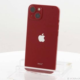 〔中古〕Apple(アップル) iPhone13 128GB プロダクトレッド MLNF3J／A SIMフリー〔344-ud〕