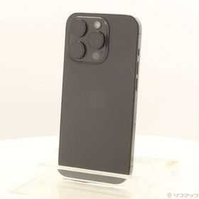 〔中古〕Apple(アップル) iPhone15 Pro 128GB ブラックチタニウム MTU73J／A SIMフリー〔269-ud〕