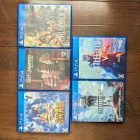 PS4 ソフト 5本セット まとめ売り FF12 バトルフィールドV ジャッジアイズ ナック スターウォーズ
