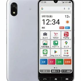 【中古】【安心保証】 かんたんスマホ4 A402ZT[128GB] Y!mobile シルバー
